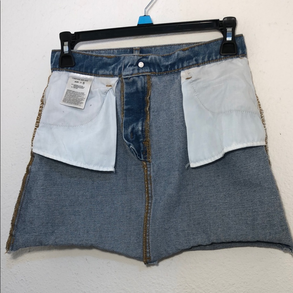 John Galt California Denim Skirt SMALL - Picture 4 of 10